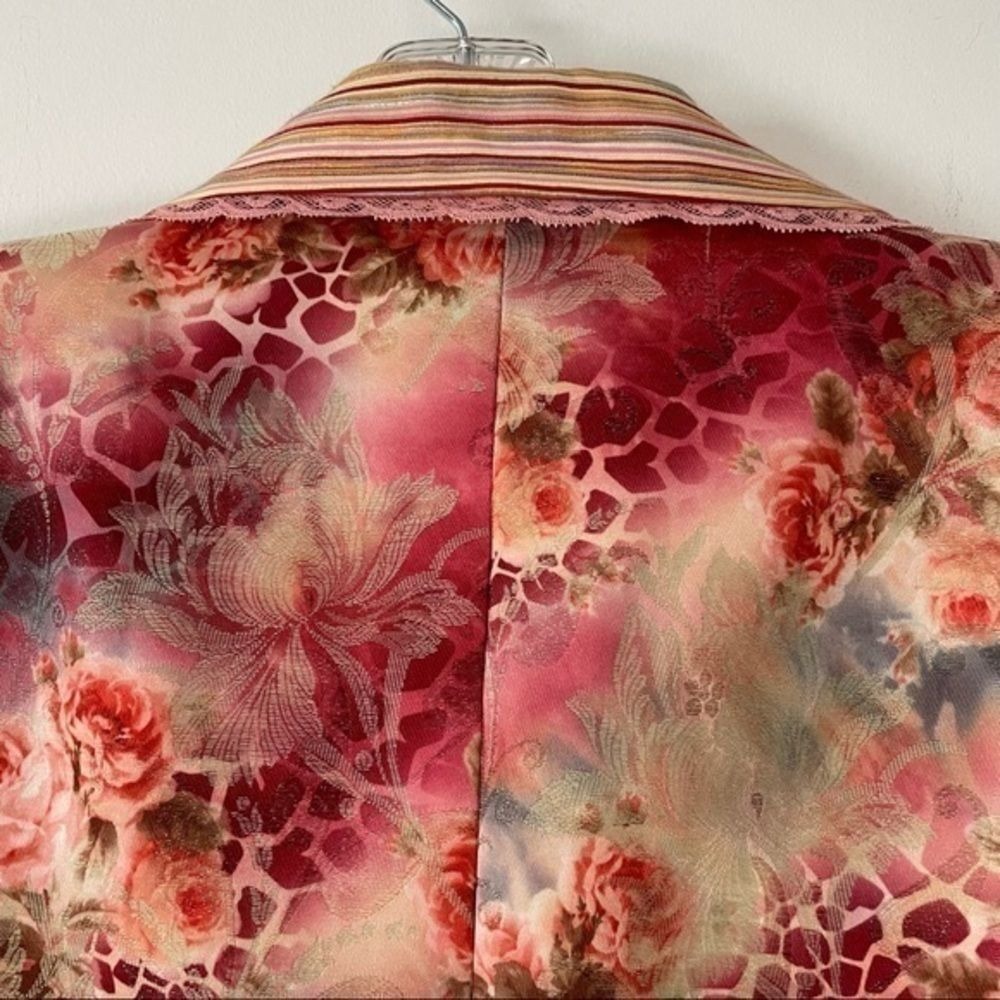 Gorgeous  1980's/90's Terry Paris Skirt Suit! Bold print and color scheme:)‎ - Picture 8 of 14